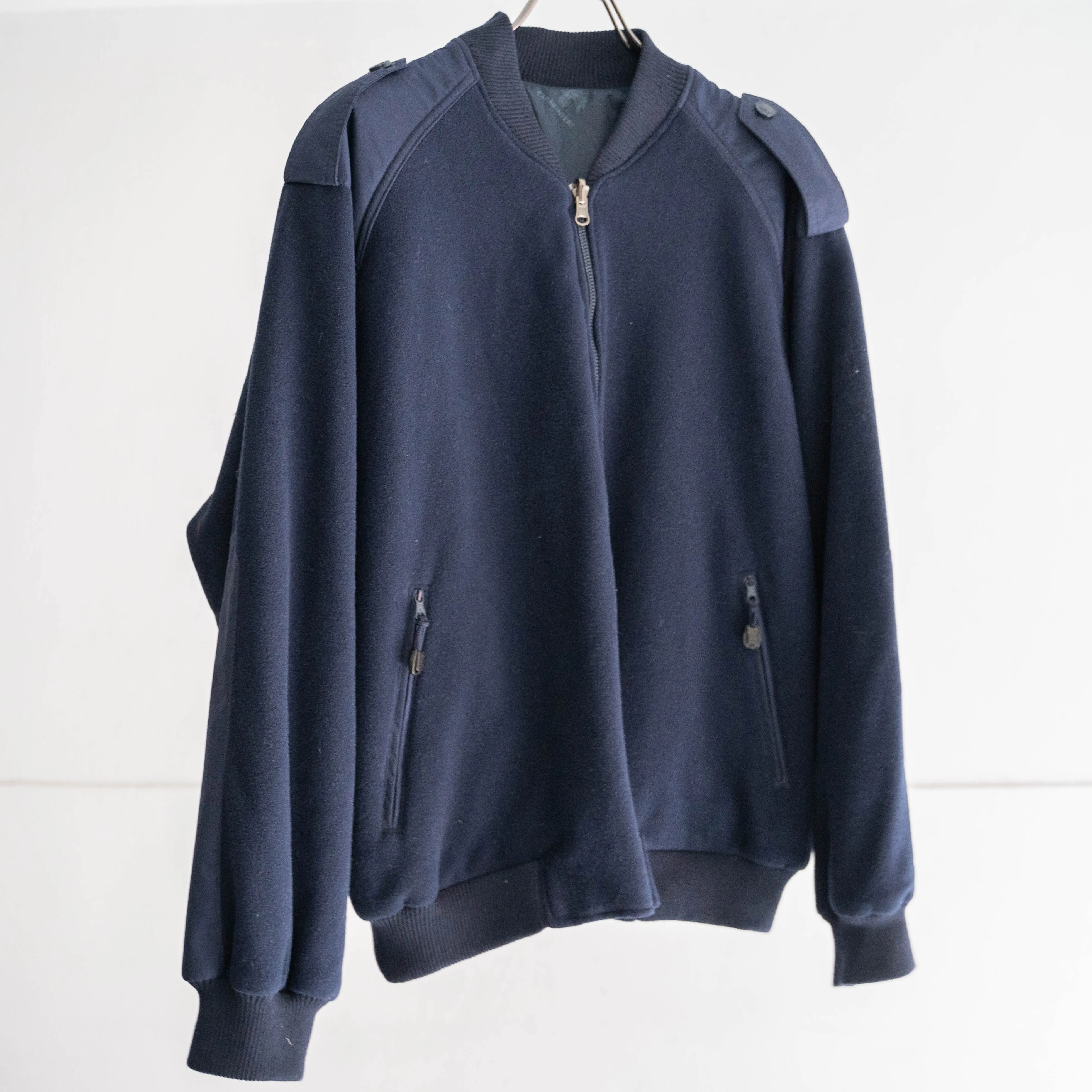2000s Italian carabinieri navy color short jacket -reversible- 'dead stock'