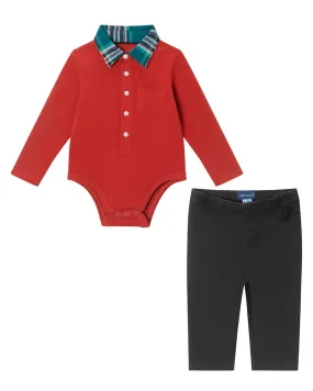Andy & Evan Holiday Polo Shirtzie