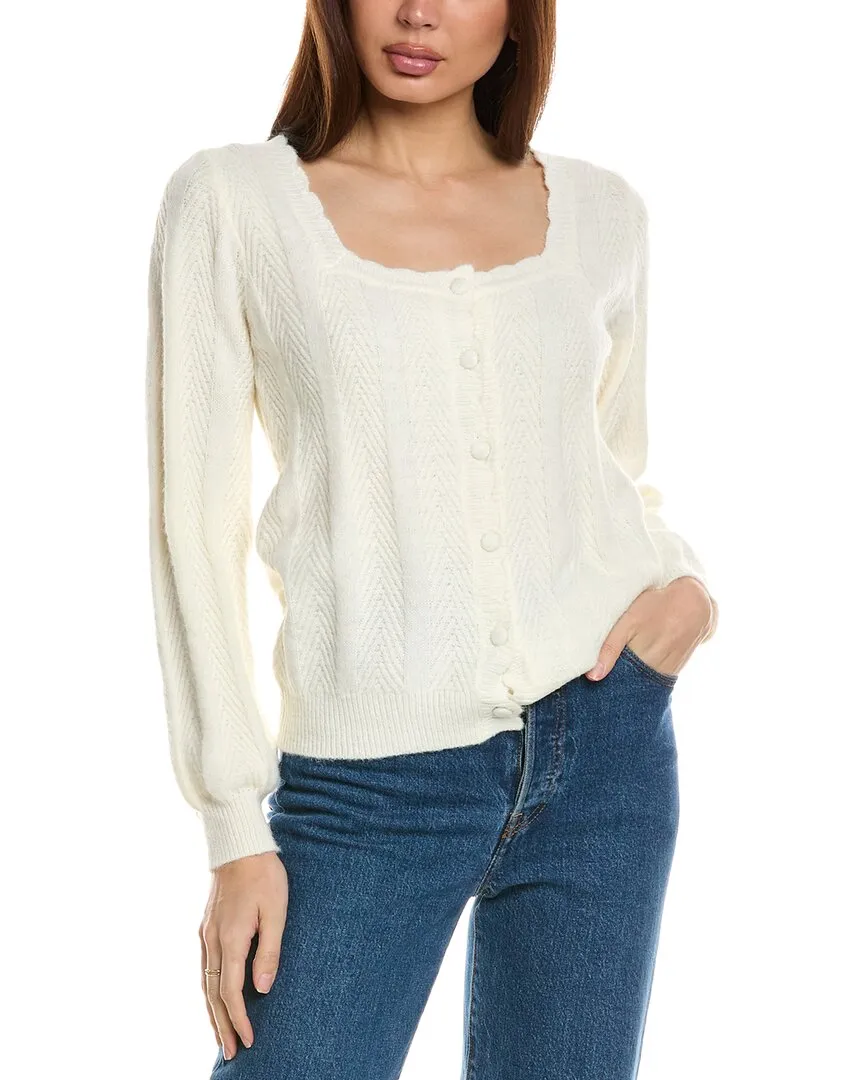 Anna Kay Krist Cashmere-Blend Cardigan