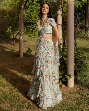 Asmira Sky Sari Set