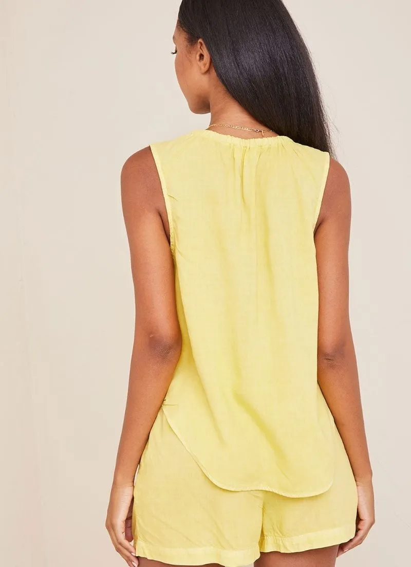 Bella Dahl - Shirred Neck Blouse