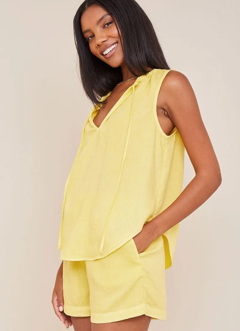Bella Dahl - Shirred Neck Blouse