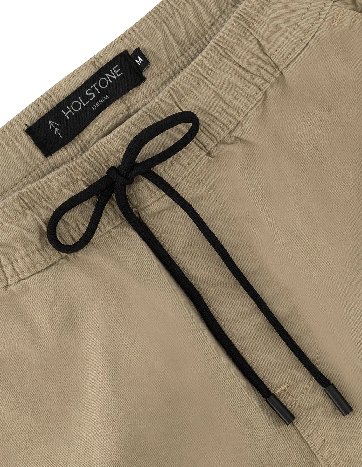 Bermuda Cargo de Gabardina Premium - Caqui