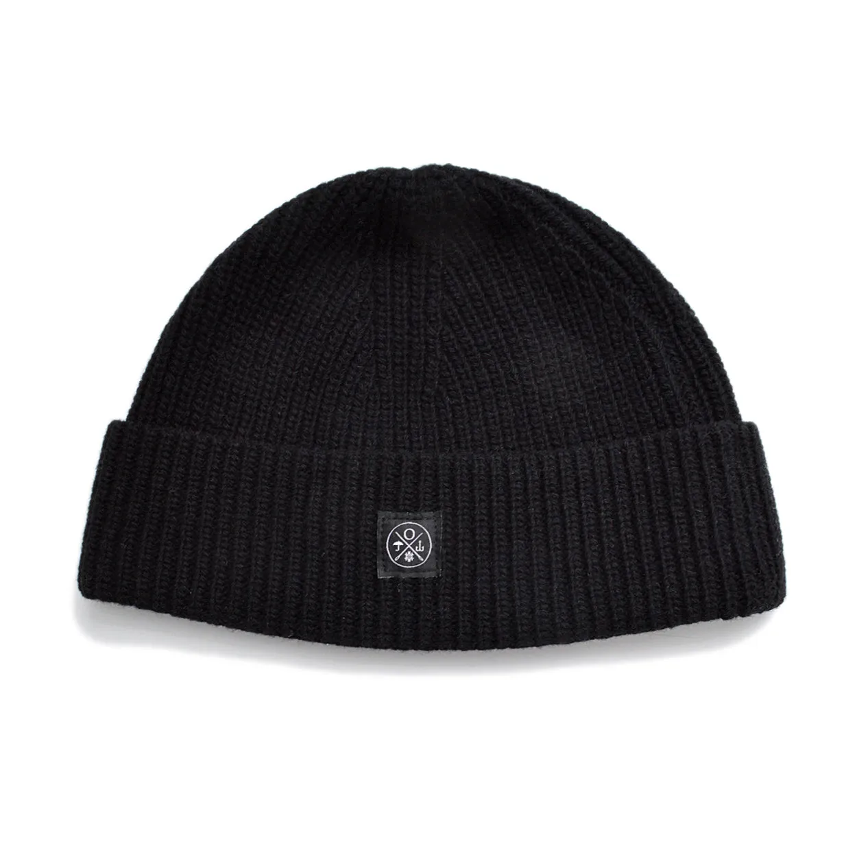 Black Recycled Cashmere Toque
