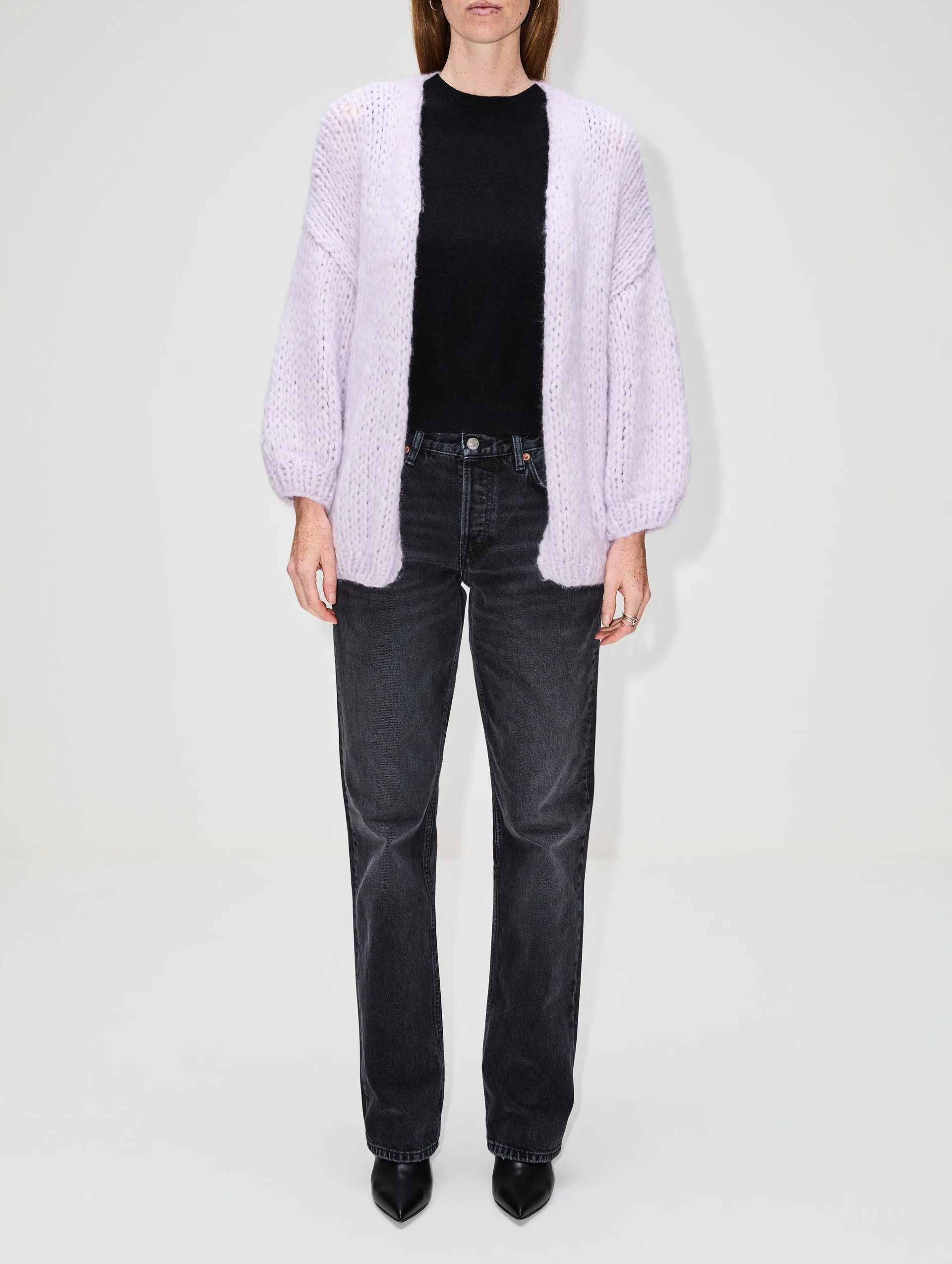 Cashmere Big Cardigan