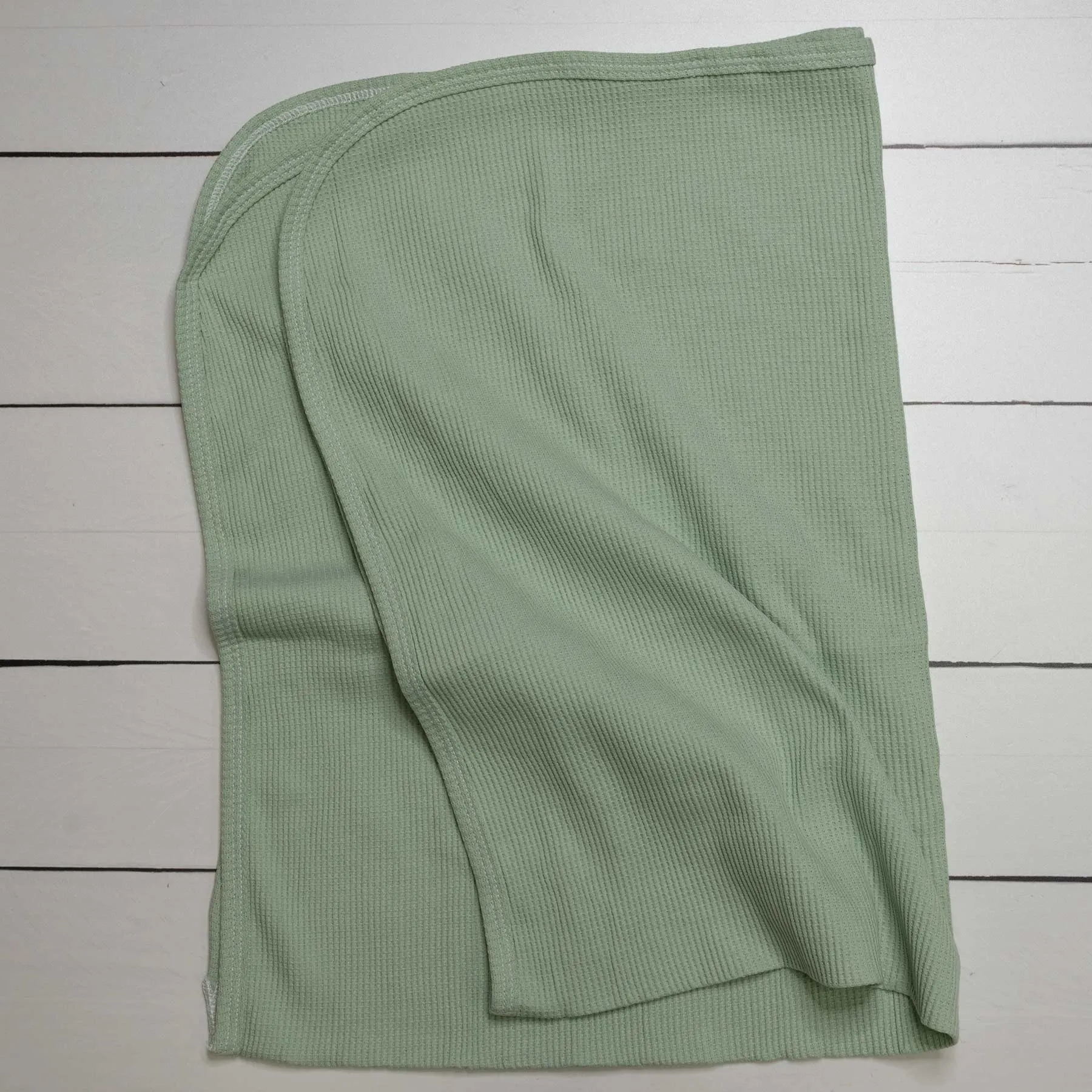 COZYTIME 100% Organic Cotton Knit Waffle Baby Blanket (USA)