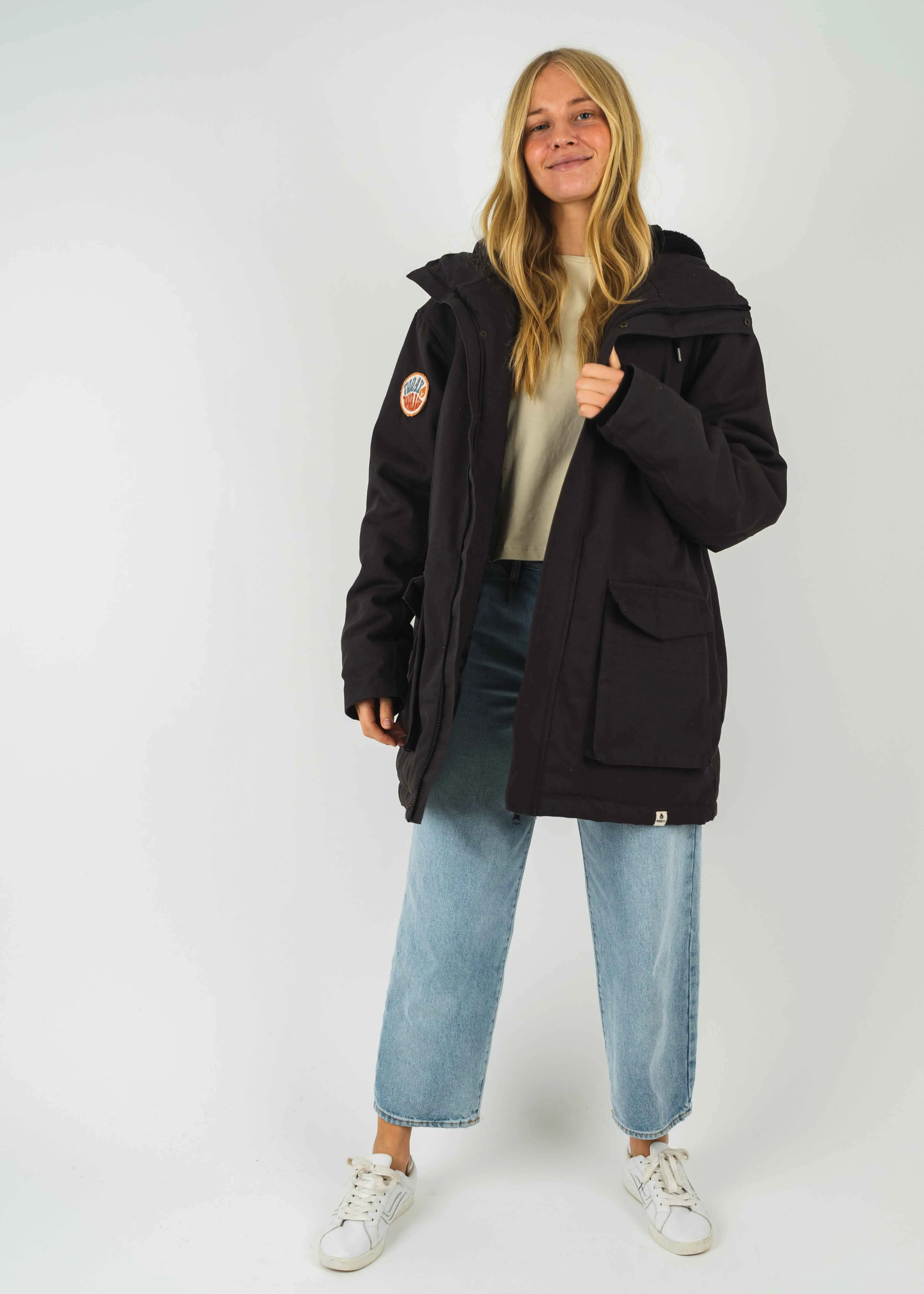 Gefütterter Parka WOOLD DarkBrown