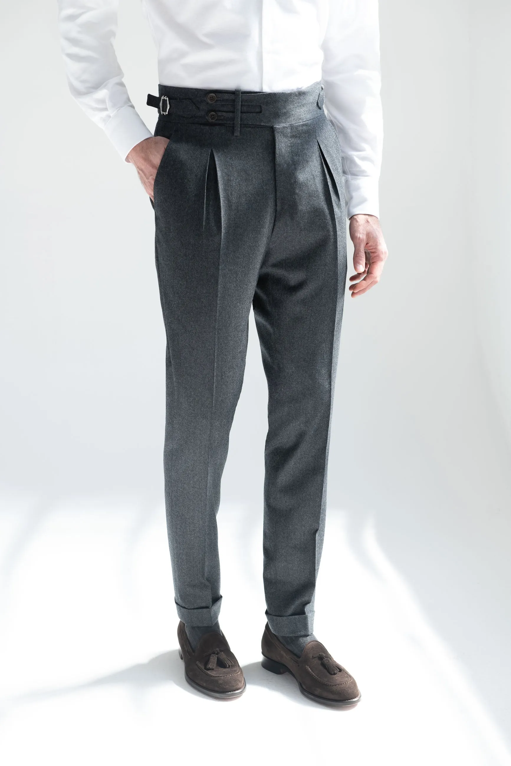 Grey Flannel Trousers Limited Edition – Made in Italy