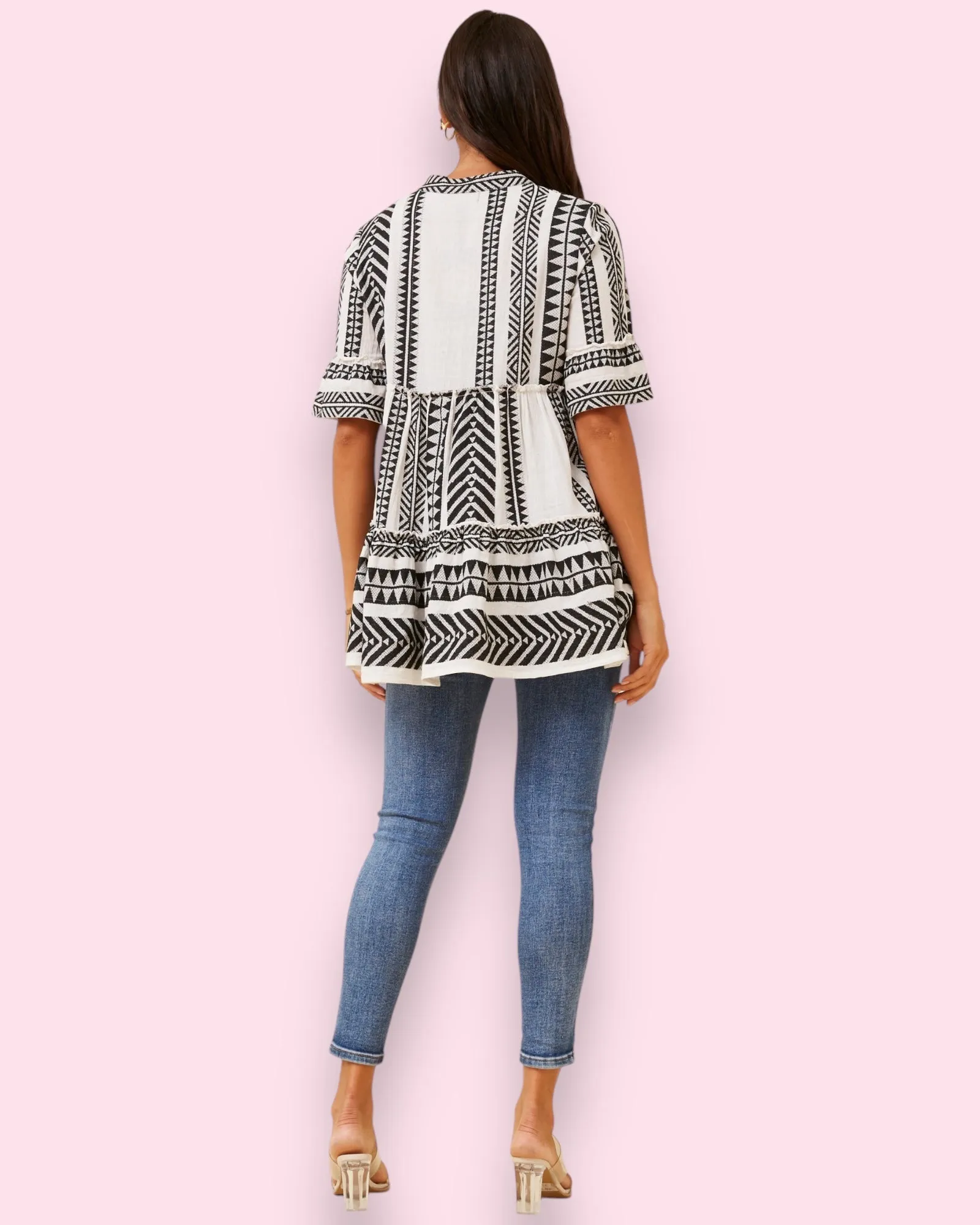 Jacquard Pattern Top