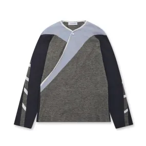 Kiko Kostadinov Remus Top (Ash grey / Powder / Dim Grey)