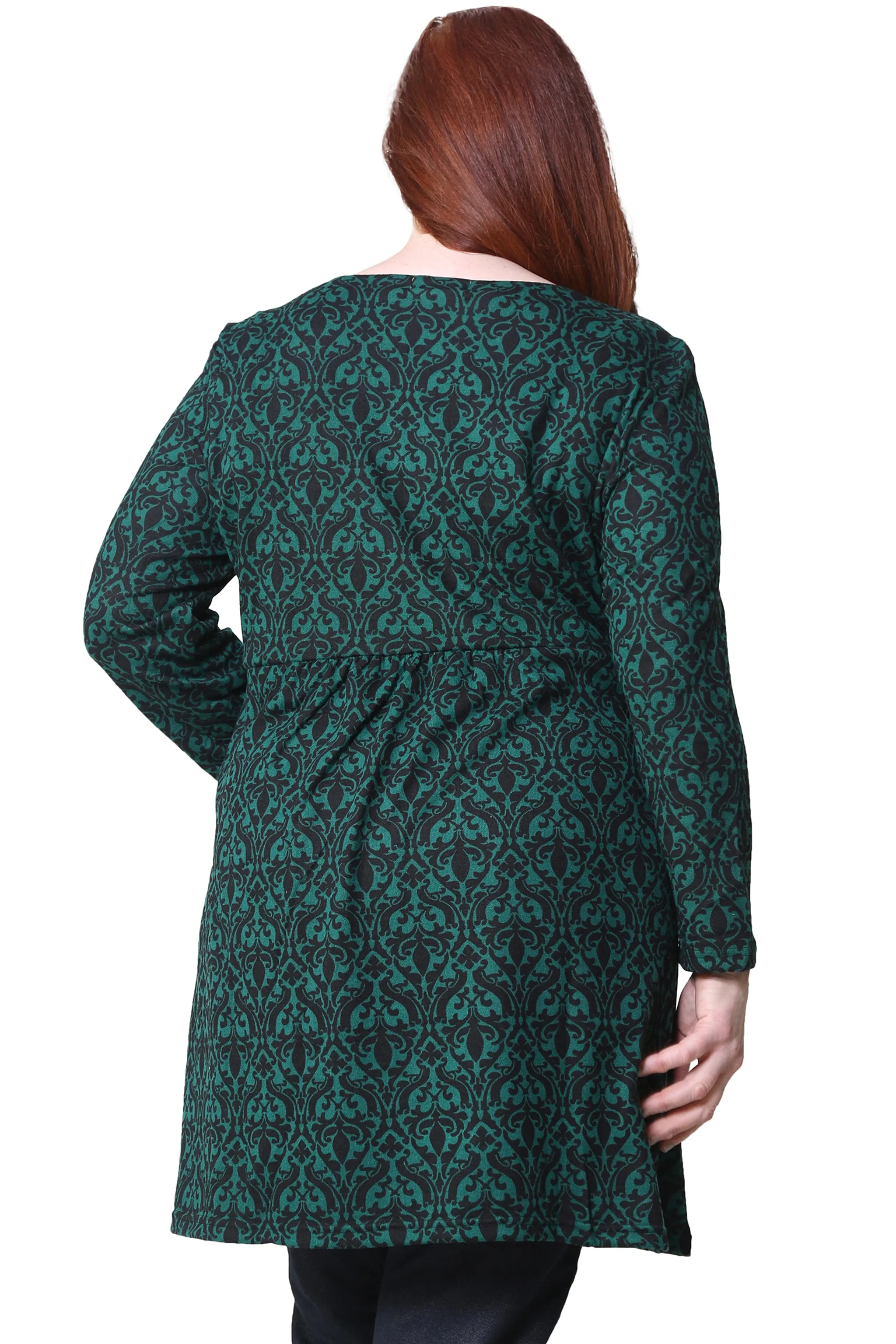 La Cera Plus Size Pullover Tunic Top