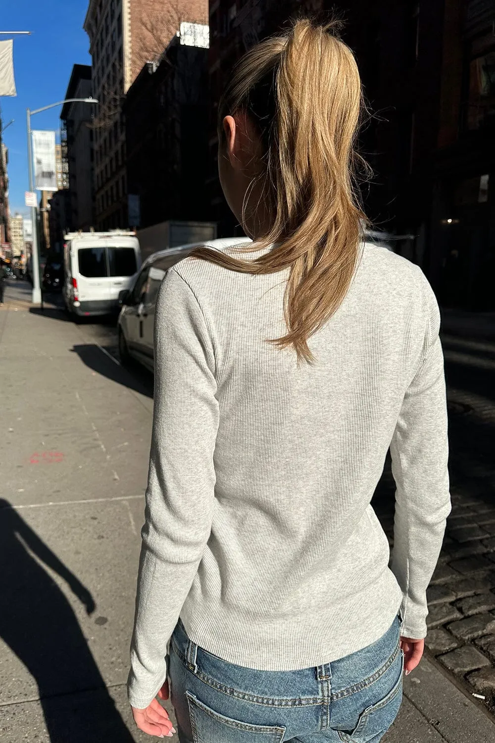 Leah Ribbed Top