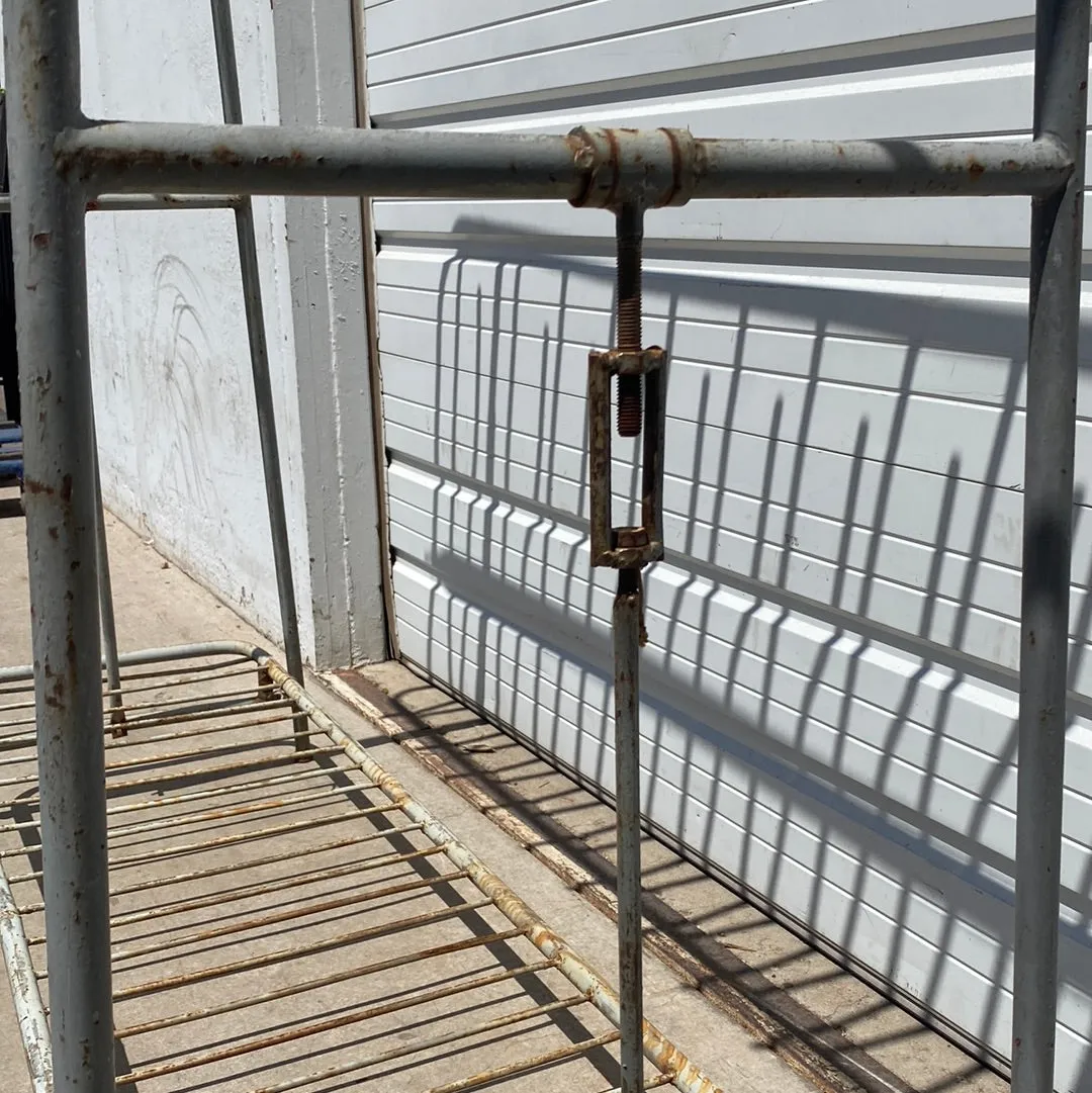 Metal Military Coat & Hat Rack