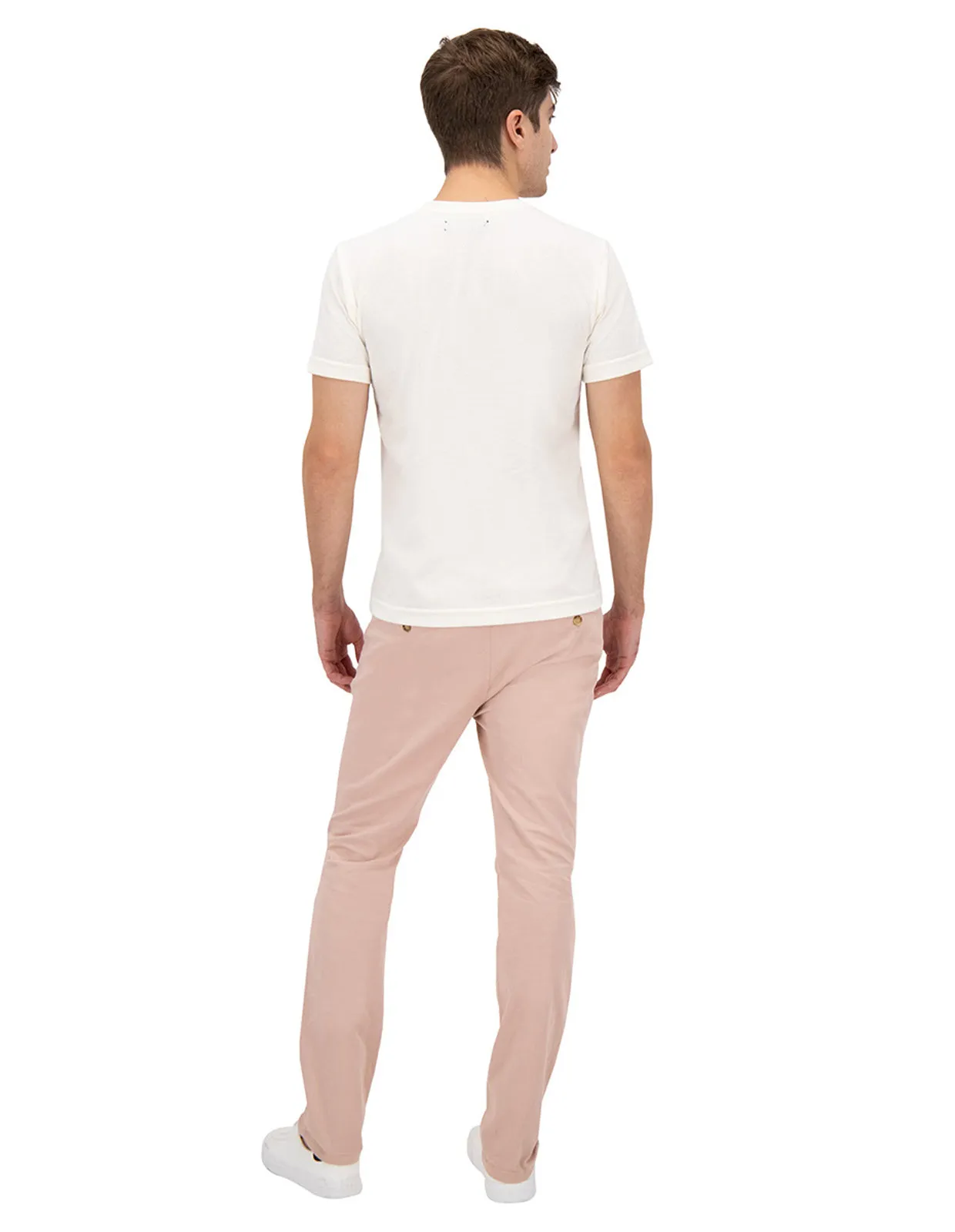 Pantalón Chino de Gabardina - New Pink