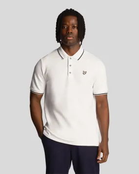 Premium Vintage Flatback Pique Tipped Polo Shirt