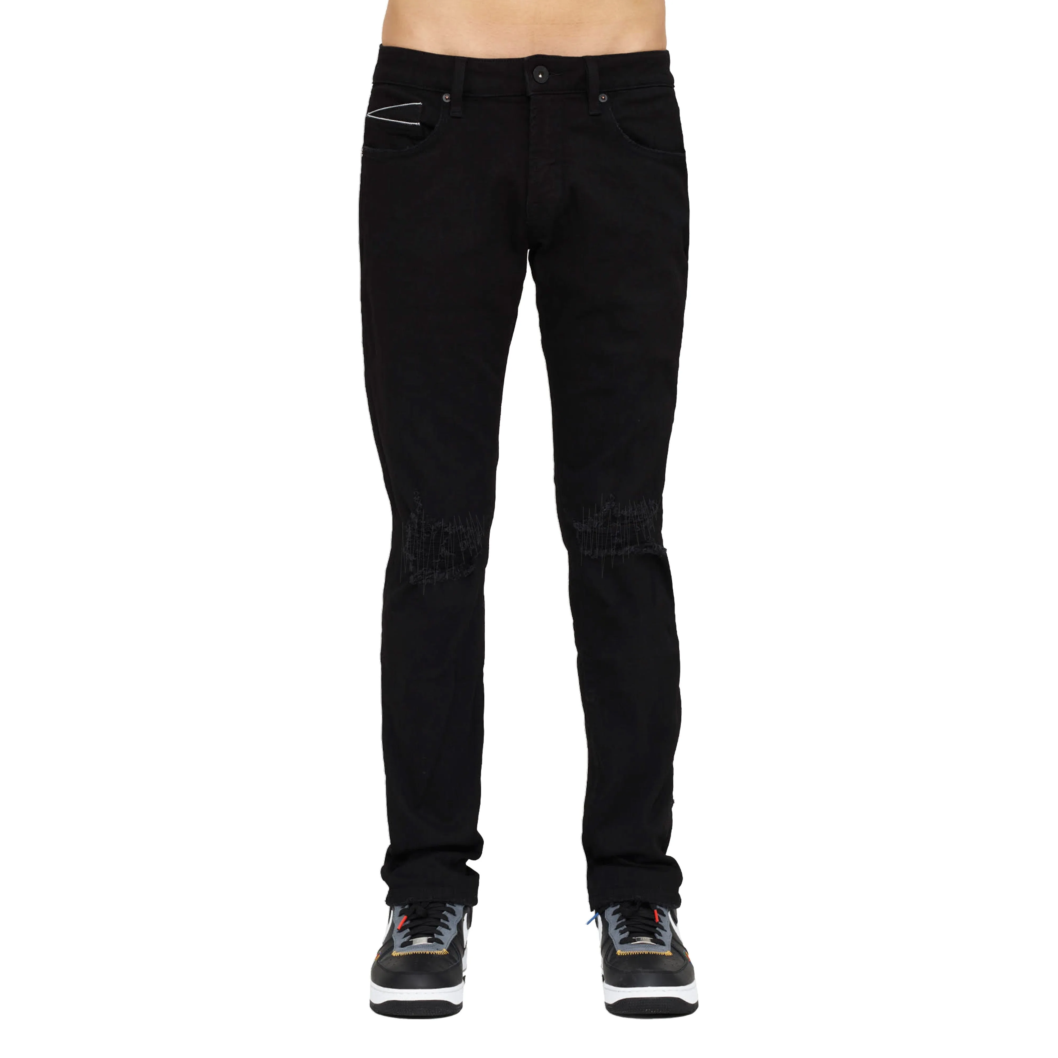 ROCKER SLIM - PREMIUM STRETCH IN BLACK INK JEANS NEW