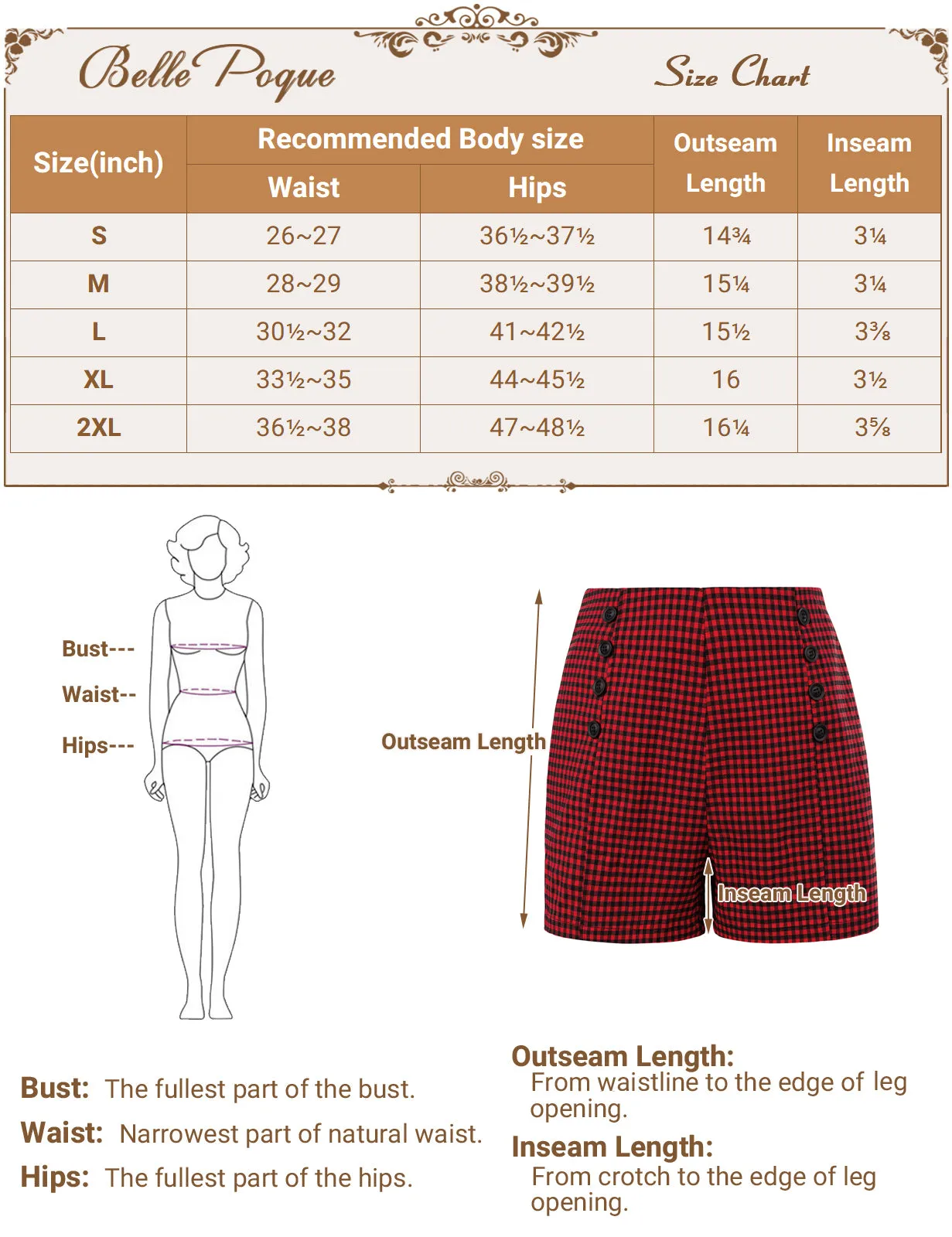 Seckill Offer⌛Plaided Shorts High Waist Mid-Thigh Length Short Pants