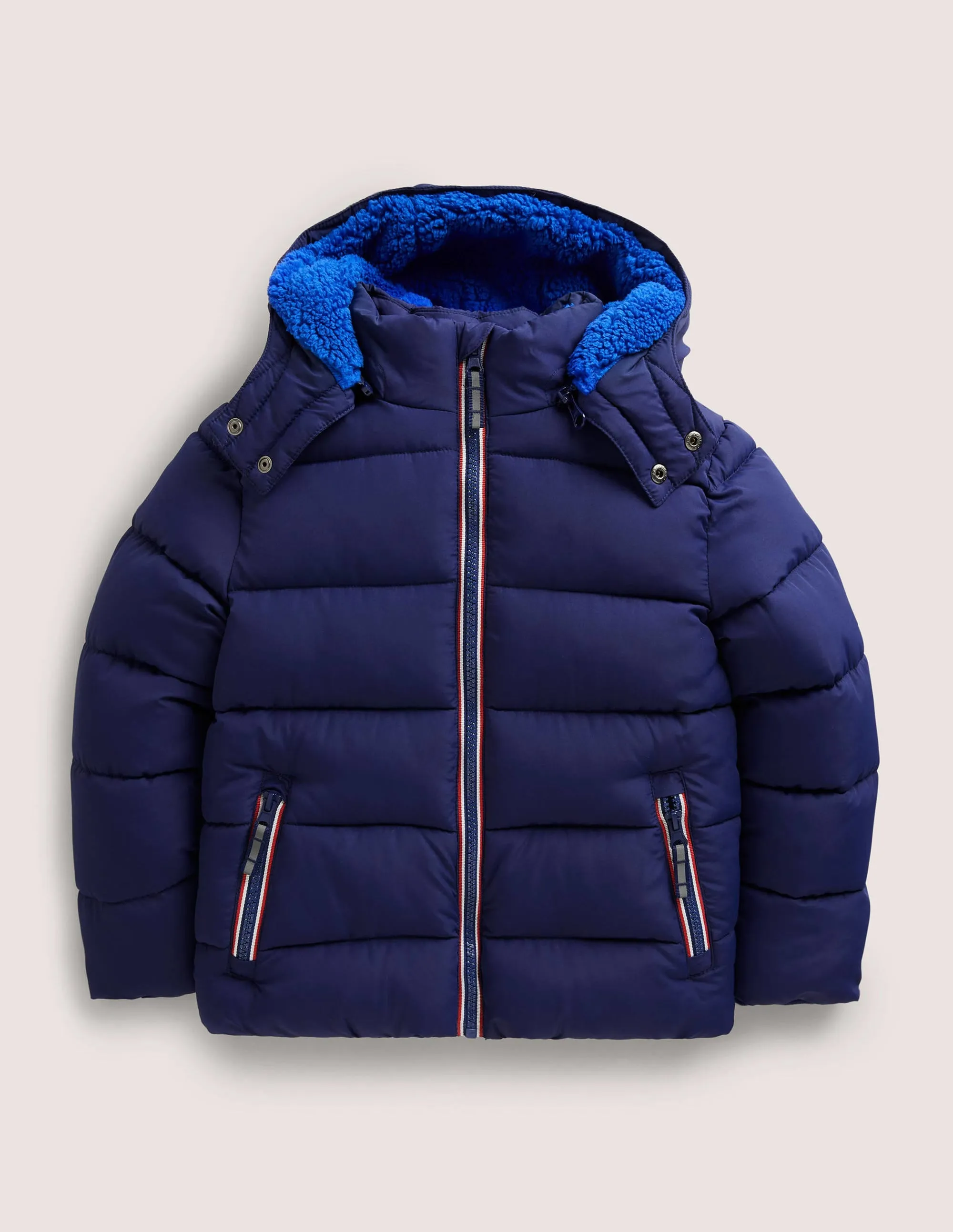 Shower-Resistant Padded Jacket-College Navy