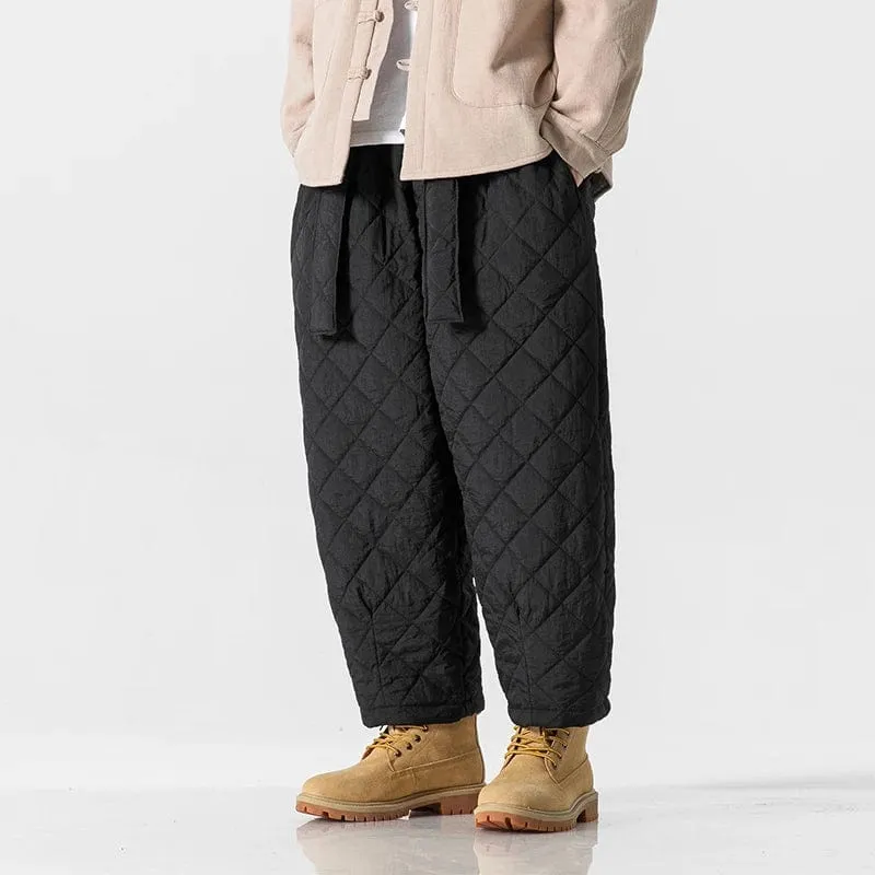 Thermal "suwaru" harem pants
