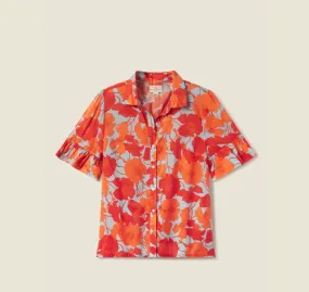 Trovata Lena Blouse - Shoreline Poppy